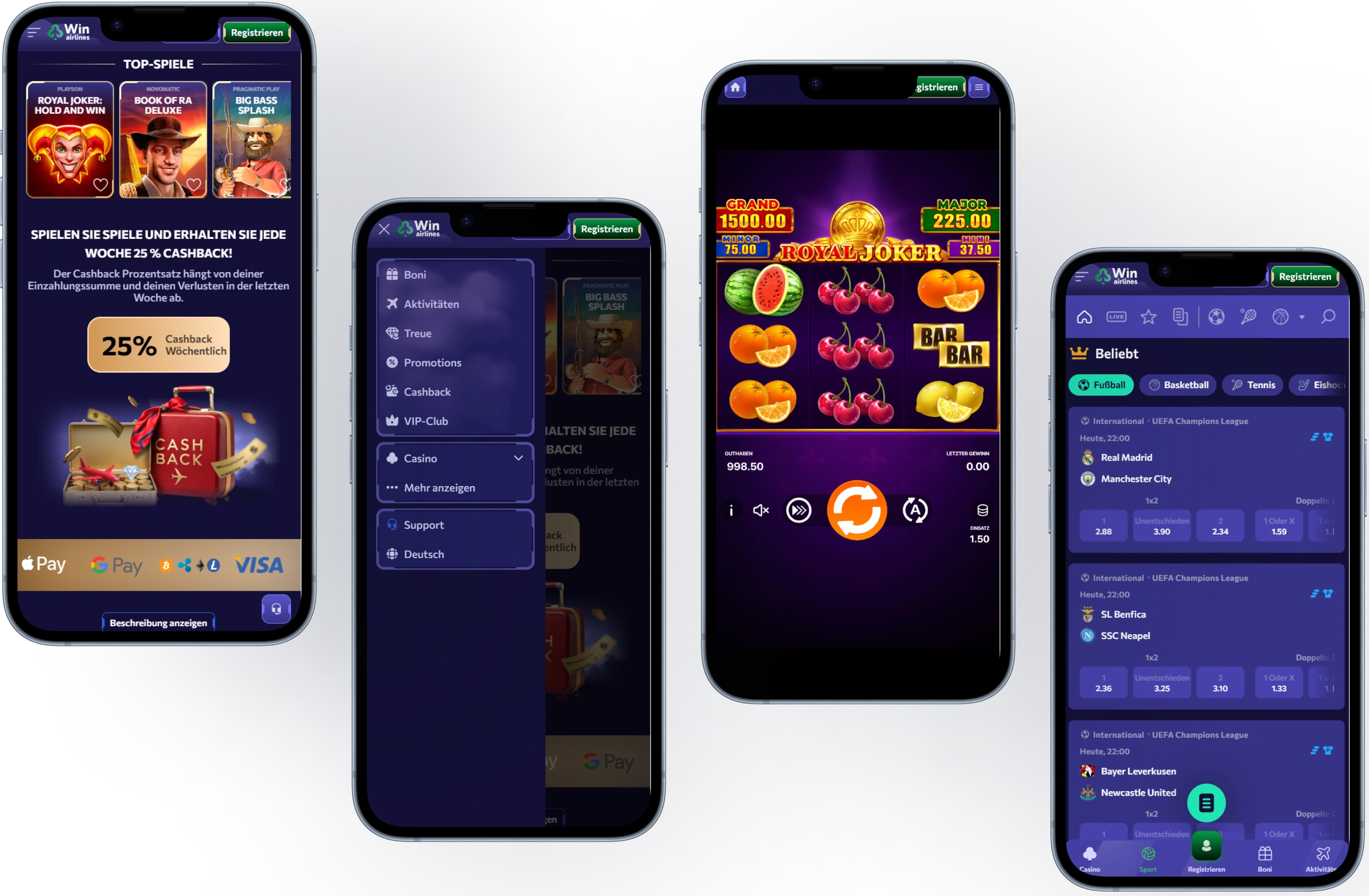 Winairlines Casino Mobile Erfahrung